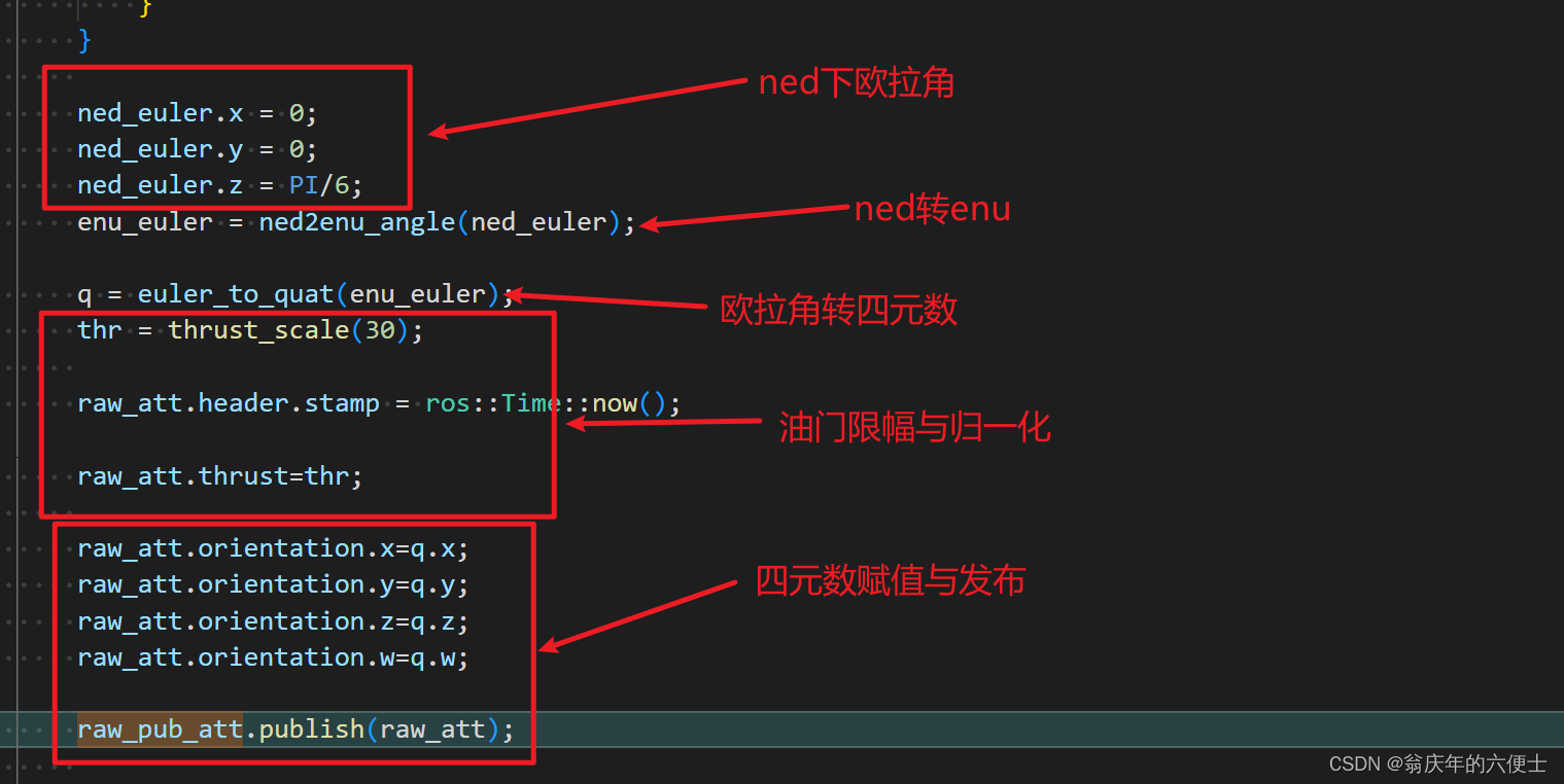 2.2 mavros发布姿指令控制PX4