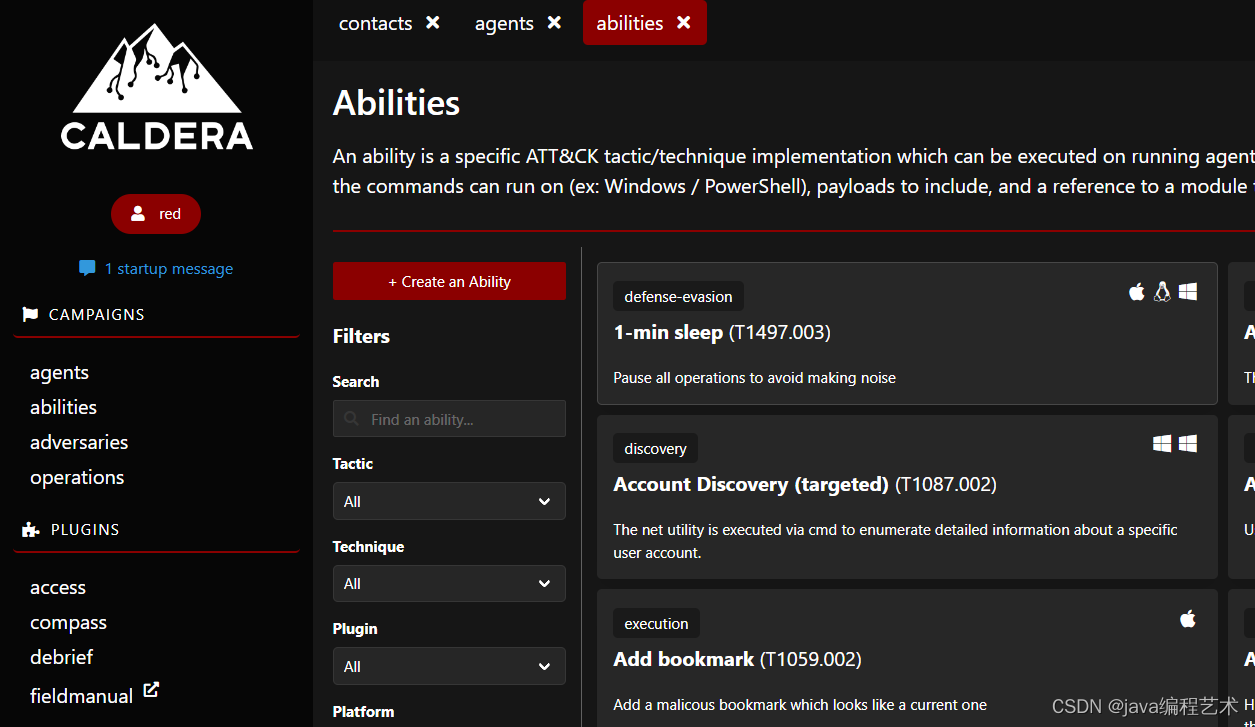 网络安全系列-三十二:基于kali系统安装CALDERA【建立在MITRE ATT&CK™之上的网络安全平台】_mitre caldera ...
