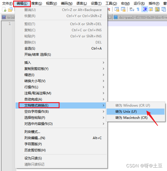 The file will have its original line endings in your working directory