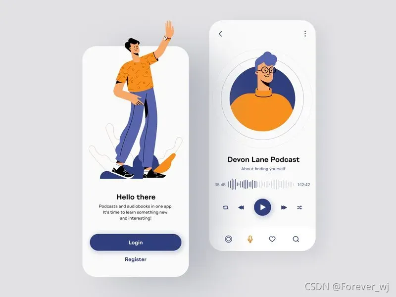 Podcast And Audiobook App by Shakuro