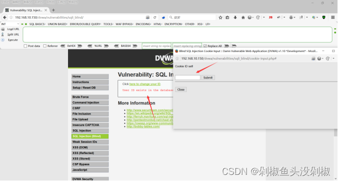DVWA靶场中SQL注入