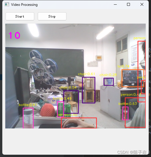 PyQt界面里如何加载本地视频以及调用摄像头实时检测（小白入门必看）