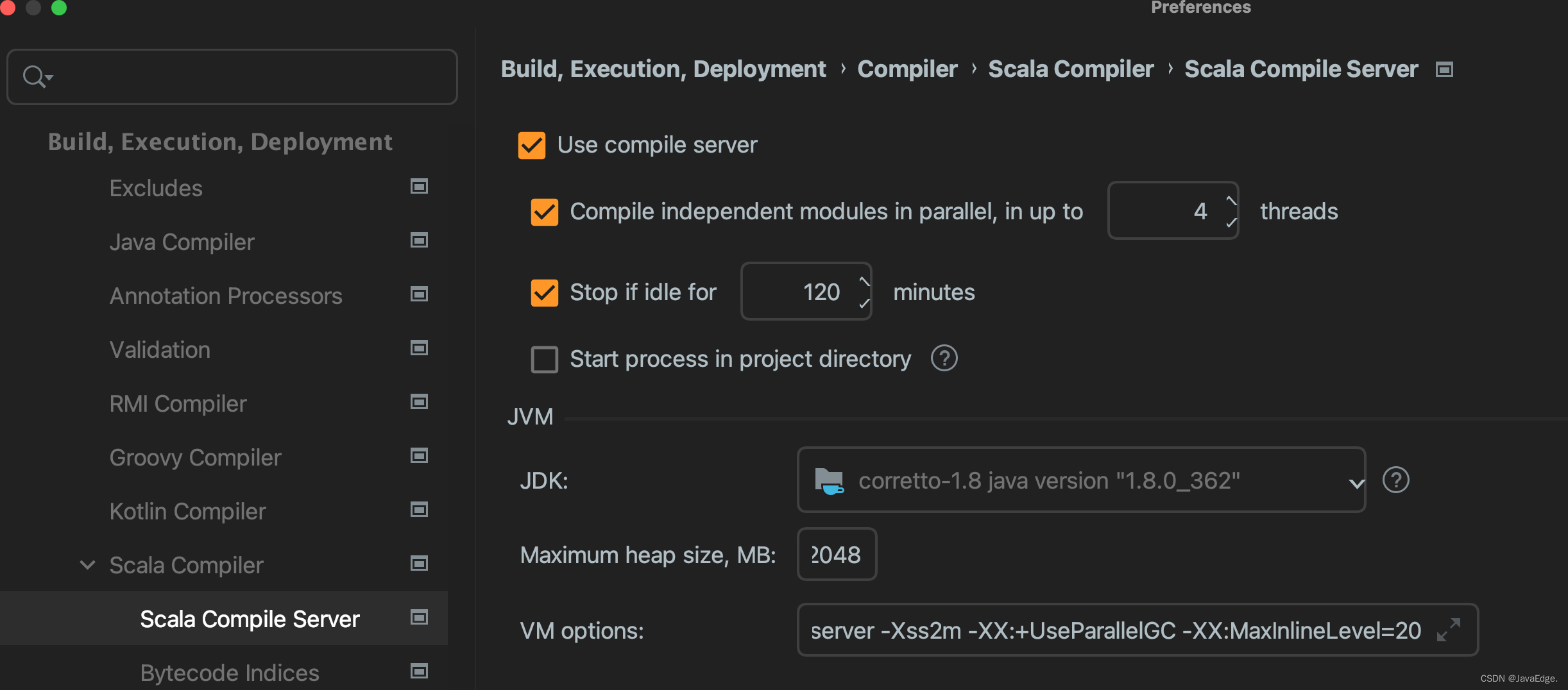 sbt.internal.inc.CompileFailed: Error compiling the sbt component ‘compiler-interface-2.11.8-61.0‘