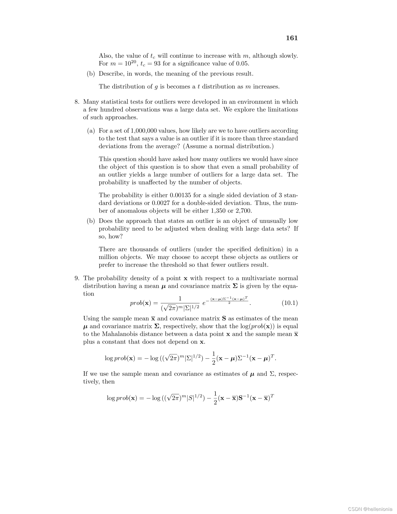 【数据挖掘导论课后习题答案】第10章 Anomaly Detection（含英文原版）-CSDN博客