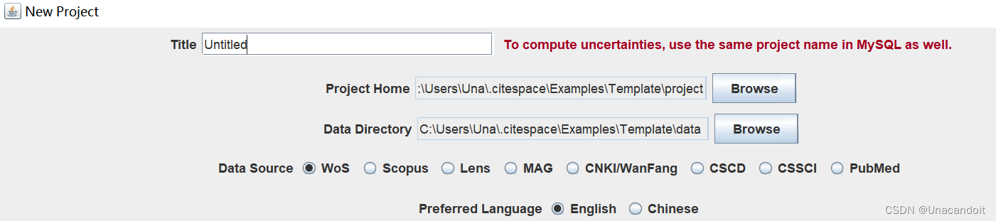 CiteSpace系列——如何理解网上说的input、output、data和project文件