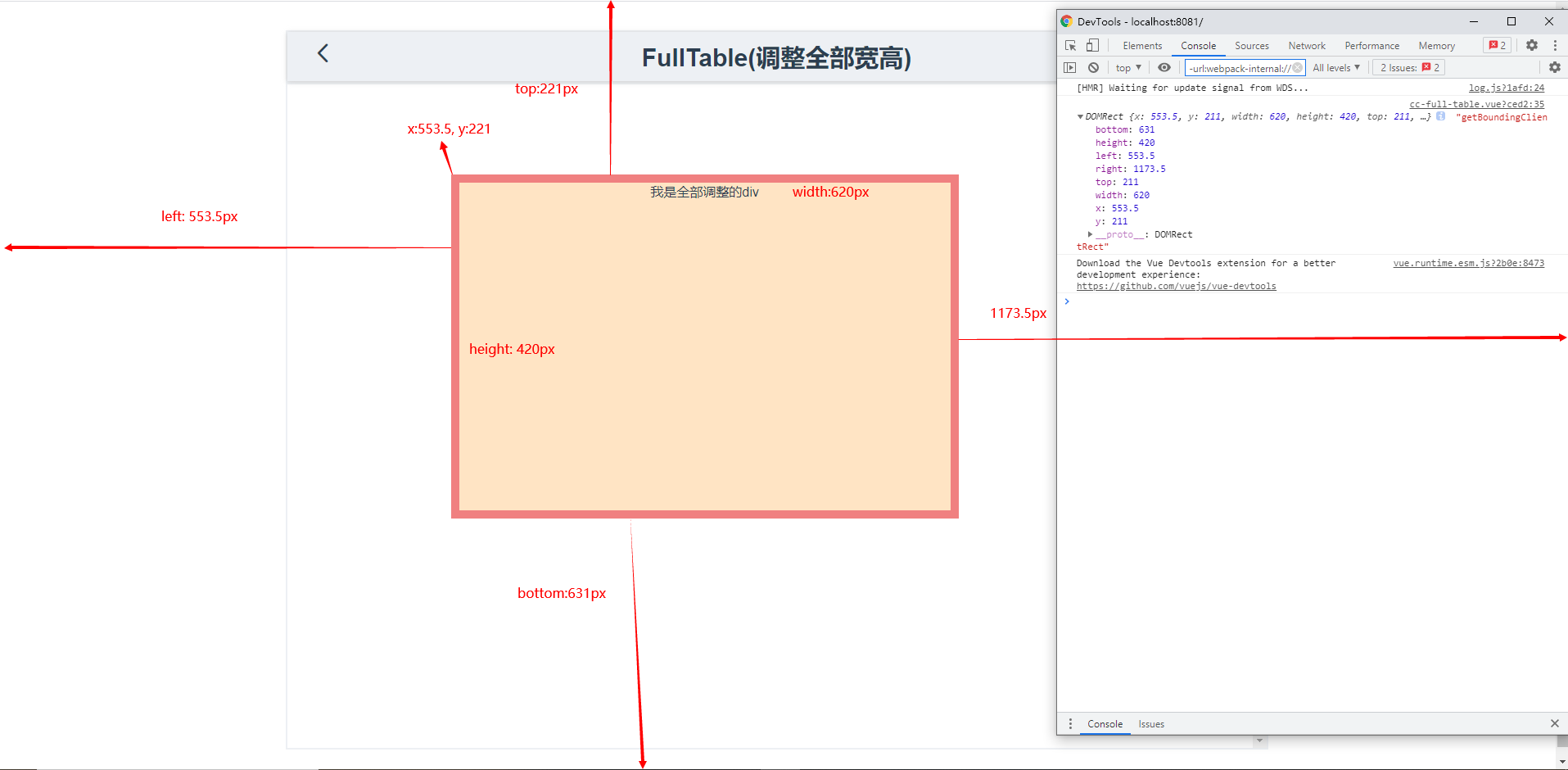 震惊！！！一眼就能看懂的getBoundingClientRect用法！！！