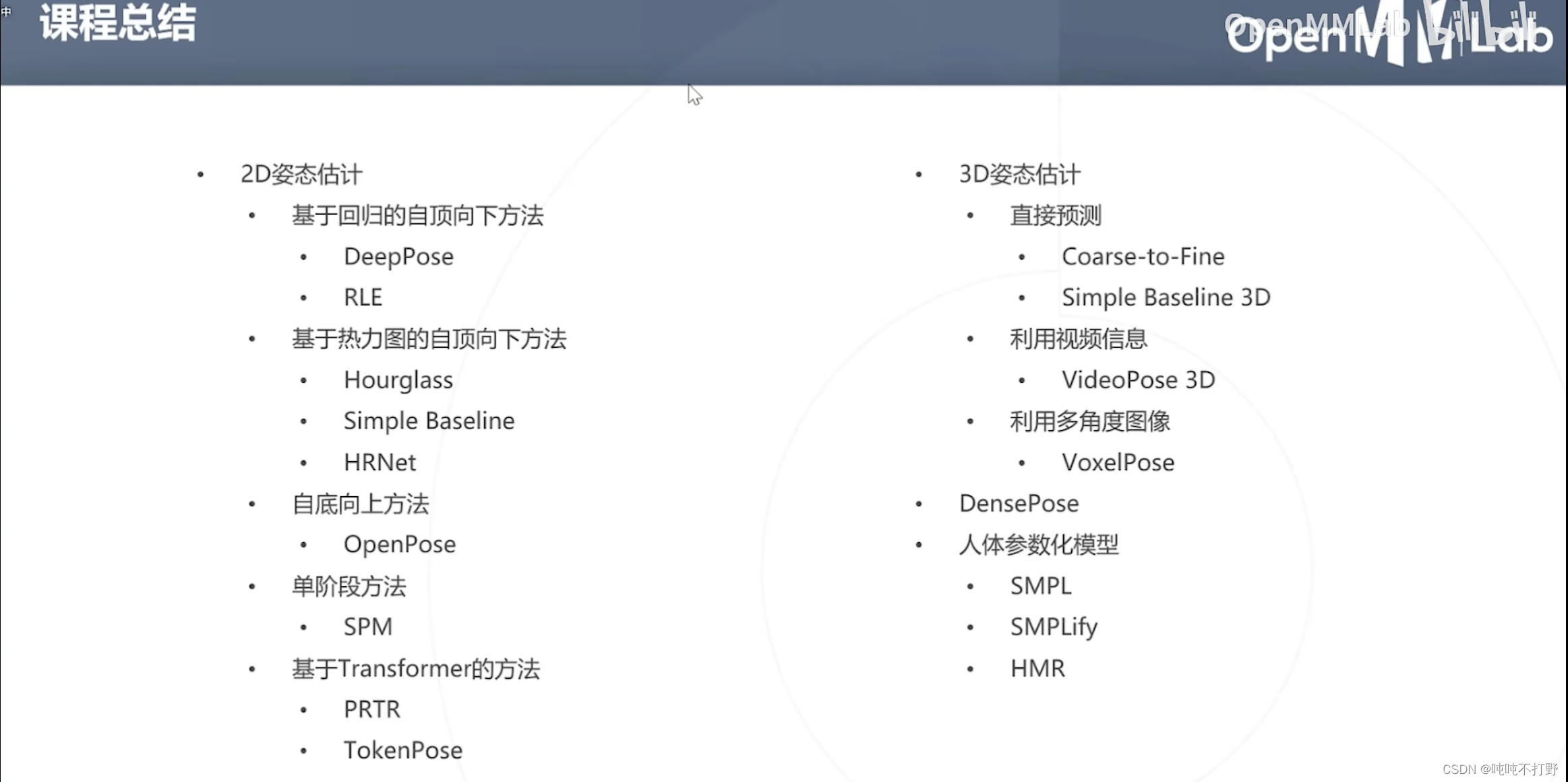 OpenMMLab-AI实战营第二期——2.人体关键点检测与MMPose