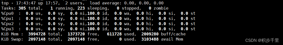 Linux top 命令解析及使用