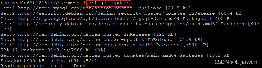 apt-get update