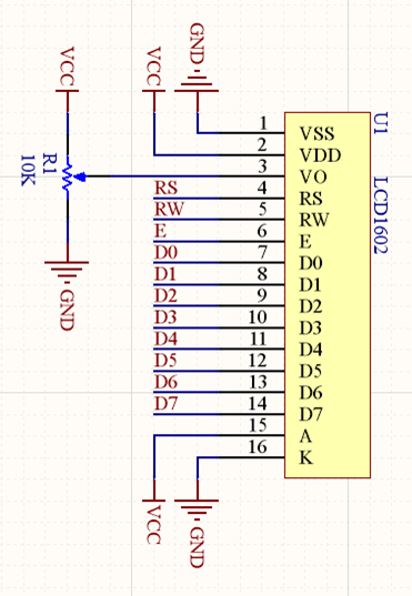 lcd1602内部结构图图片