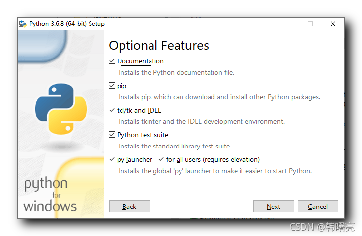 【开发环境】Windows 中安装 Python 各个版本 ( 下载 Python 各版本 SDK | 安装 Python ...