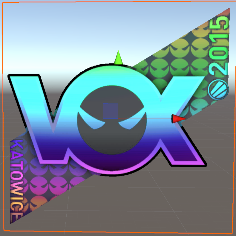 unityshader还原csgo全息贴纸效果hologramsticker