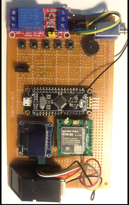 stm32毕业设计 NBIOT远程通信系统
