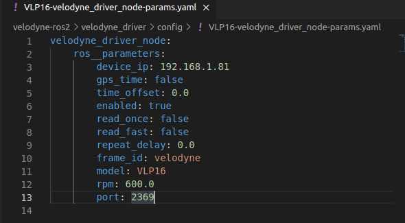 ROS2学习笔记18-velodyne 16雷达点云在ros2中可视化案例参考_威力登16线激光雷达 Ros2发布点云数据-CSDN博客