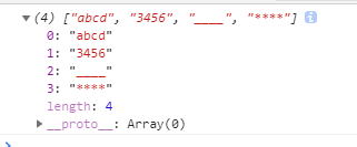 JavaScript：请利用正则表达式查找4个连续的大小写字母、数字、下划线