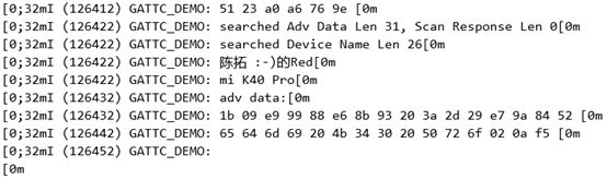 ESP32 ESP-IDF BLE gatt_client