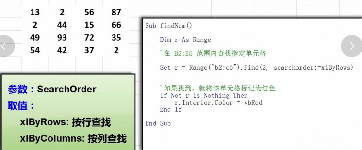 vba中find的用法_vba筛选符合条件的数据到数组