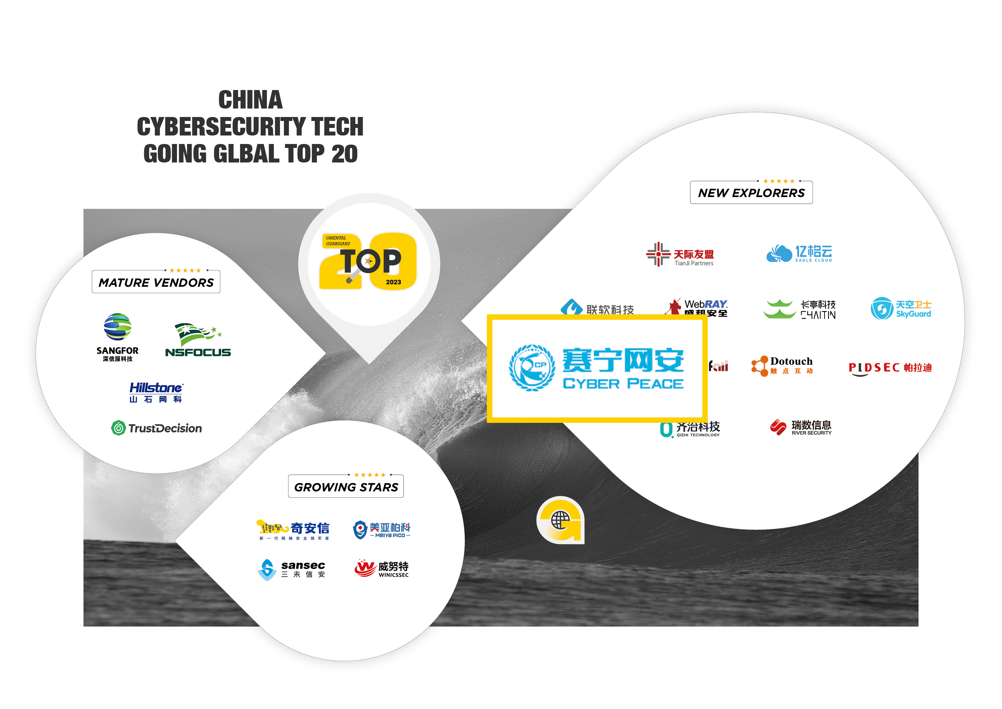 "Top 20 Chinese Network Security Enterprises Going Overseas"