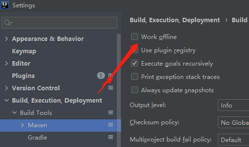 【解决】IDEA Maven Switch Off Offline Mode