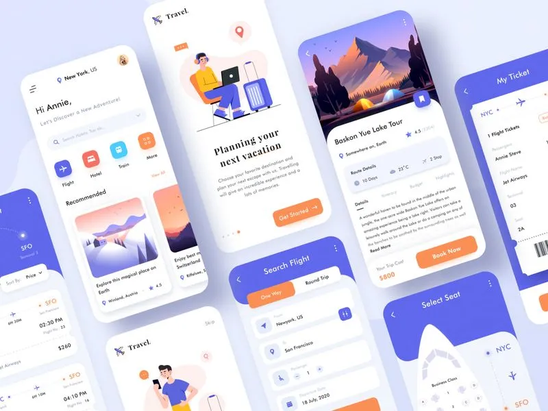 Travel App Concept by Bhavna Kashyap