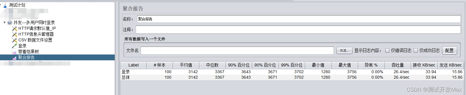 超详细，Jmeter性能测试-模拟100个用户并发（实战）