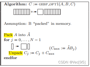 论文阅读:矩阵乘法GEMM的cache优化,子矩阵的切分方法Anatomy of High-Performance MatrixMultiplication