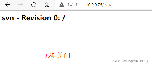 成功访问svn库