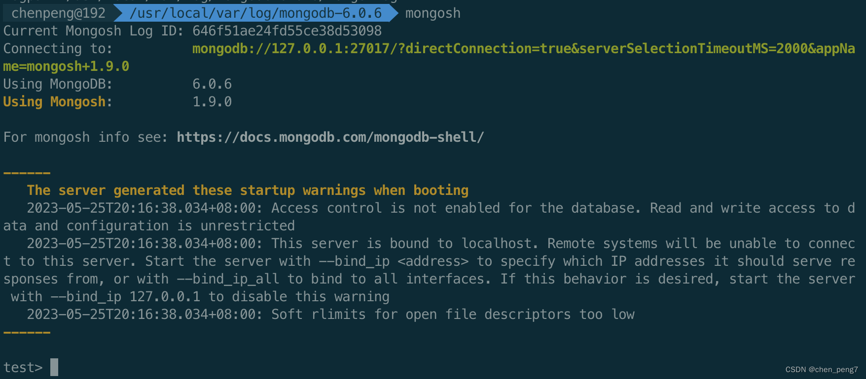mac 安装 MongoDB