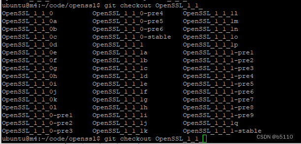 openssl最新分支