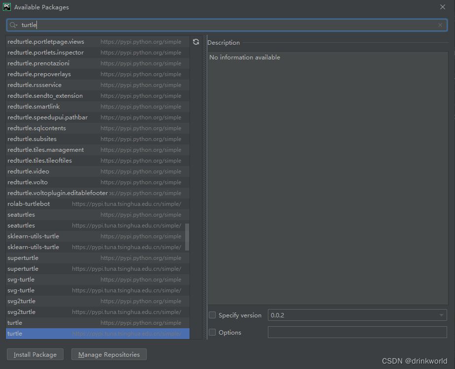 海龟绘图（turtle）环境准备（windows、pycharm）_pycharm安装turtle库_drinkworld的博客-CSDN博客
