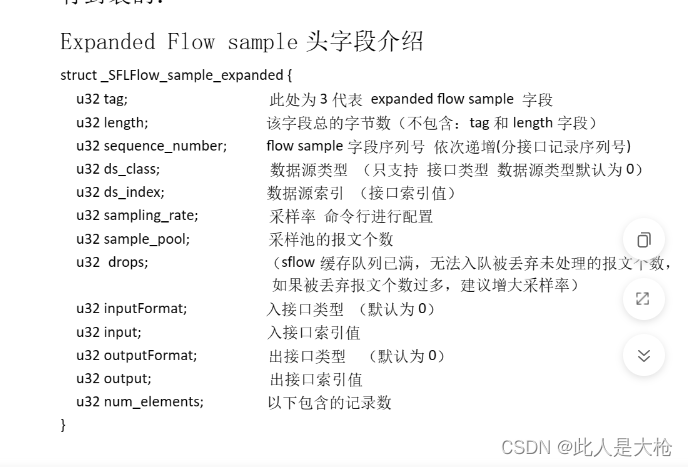 sflow报文字段说明_sflow文档-CSDN博客