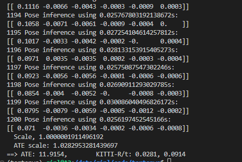 TartanVO: A Generalizable Learning-based VO 服务器复现（rtx3090 py3）