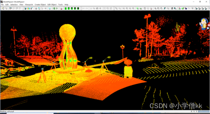 地面激光扫描数据配准及三维模型建立