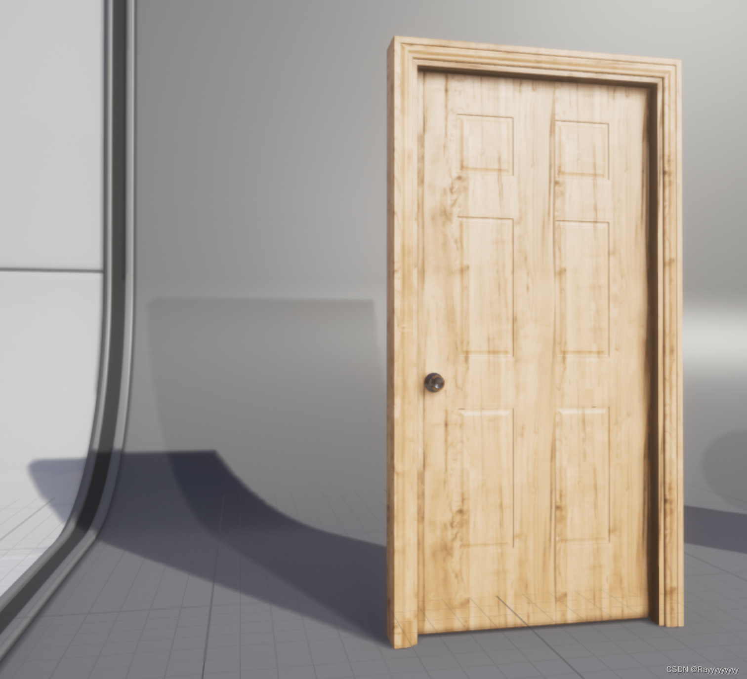 wooden door