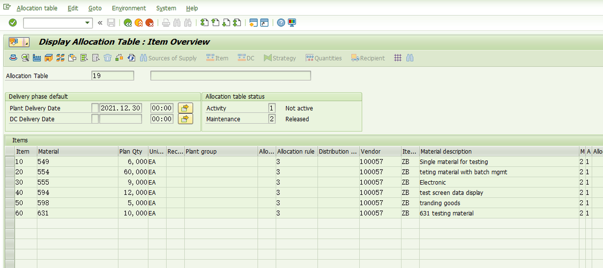SAP RETAIL Allocation Rule based on Material Group_sap material group