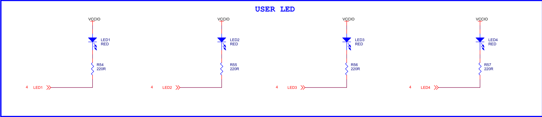 LED原理图
