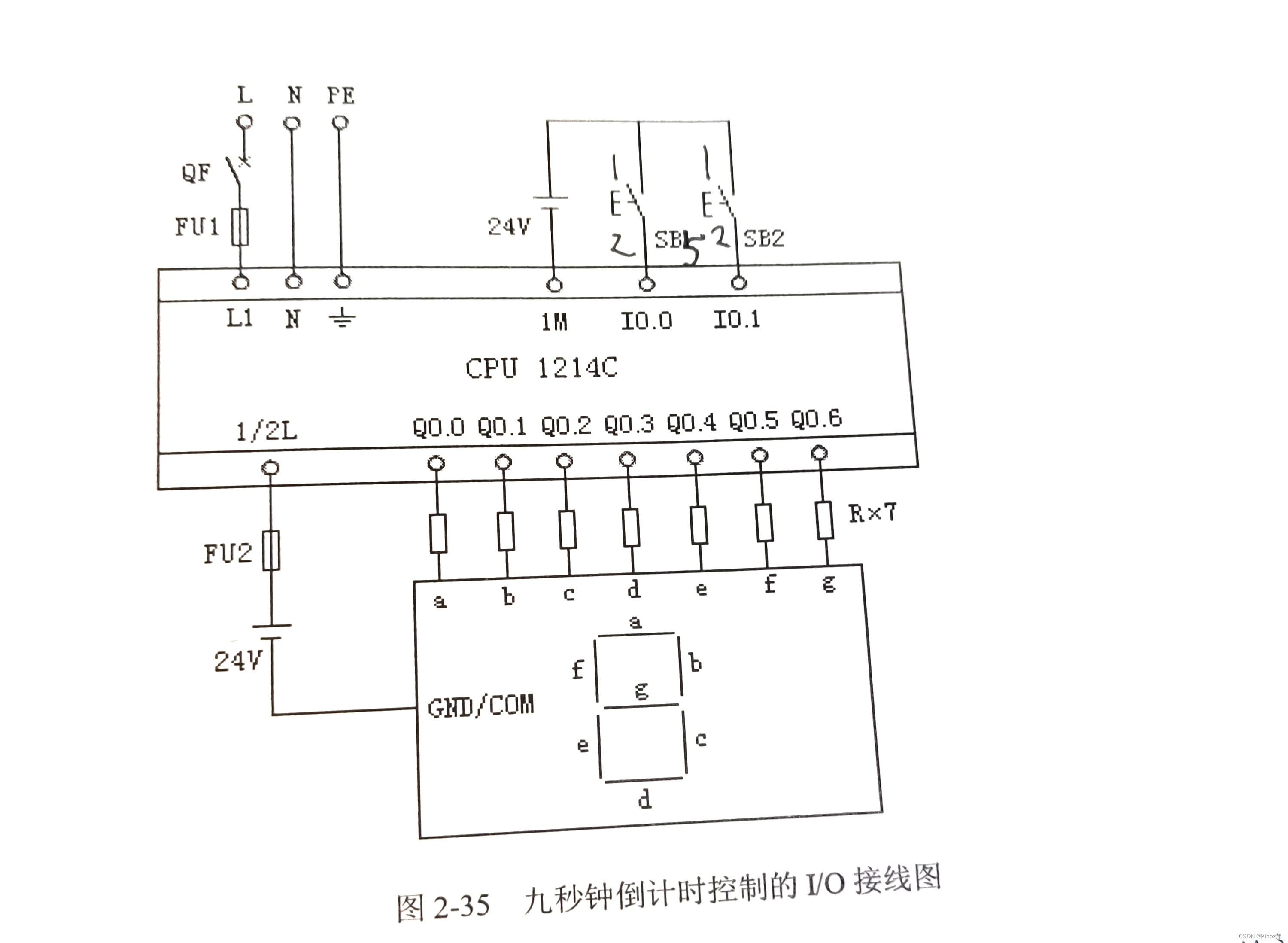 西门子中继器接线图图片