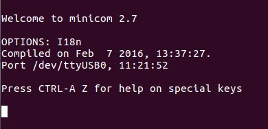 Ubuntu minicom не на линии