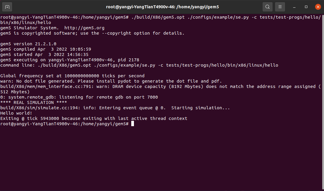 Ubuntu20 04 gem5 warning Header File Not Found This Host escape VC CSDN 