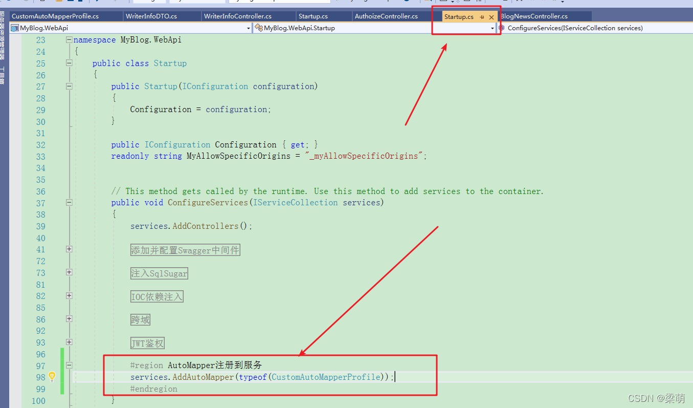 Automapper Model Binding AutoMapper的简单使用_automapper 简单用法-CSDN博客