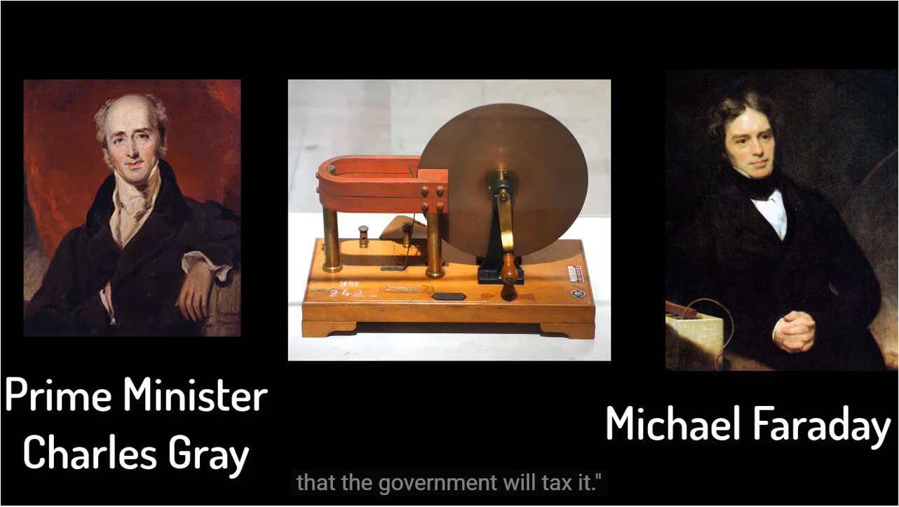 ▲ 图1.6.3 英国首相与法拉第