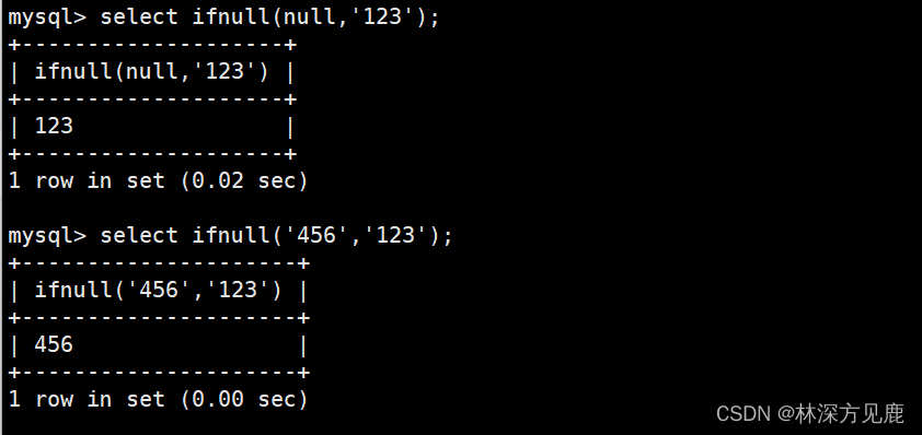 MySQL数据库基础4-内置函数