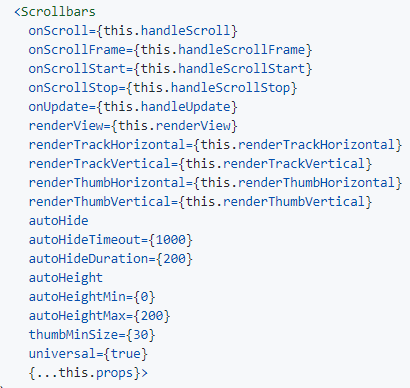 说说react-custom-scrollbars插件在react Hooks版本中的使用-CSDN博客