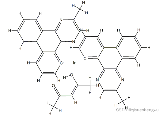 Cas：376367-95-2 双[2-(2,4-二氟苯基)吡啶-C2,N‘](乙酰丙酮)合铱(III)