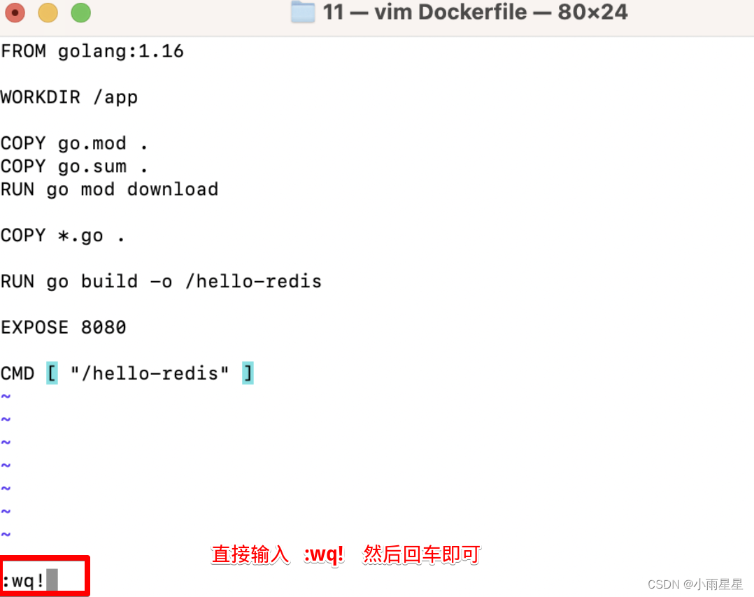 「Docker」如何在苹果电脑上构建简单的Go云原生程序「MacOS」