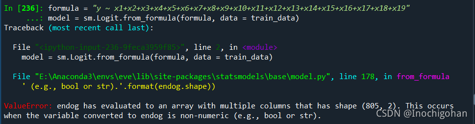 Python ValueError Endog Has Evaluated To An Array With Multiple python-valueerror-endog-has-evaluated-to-an-array-with-multiple