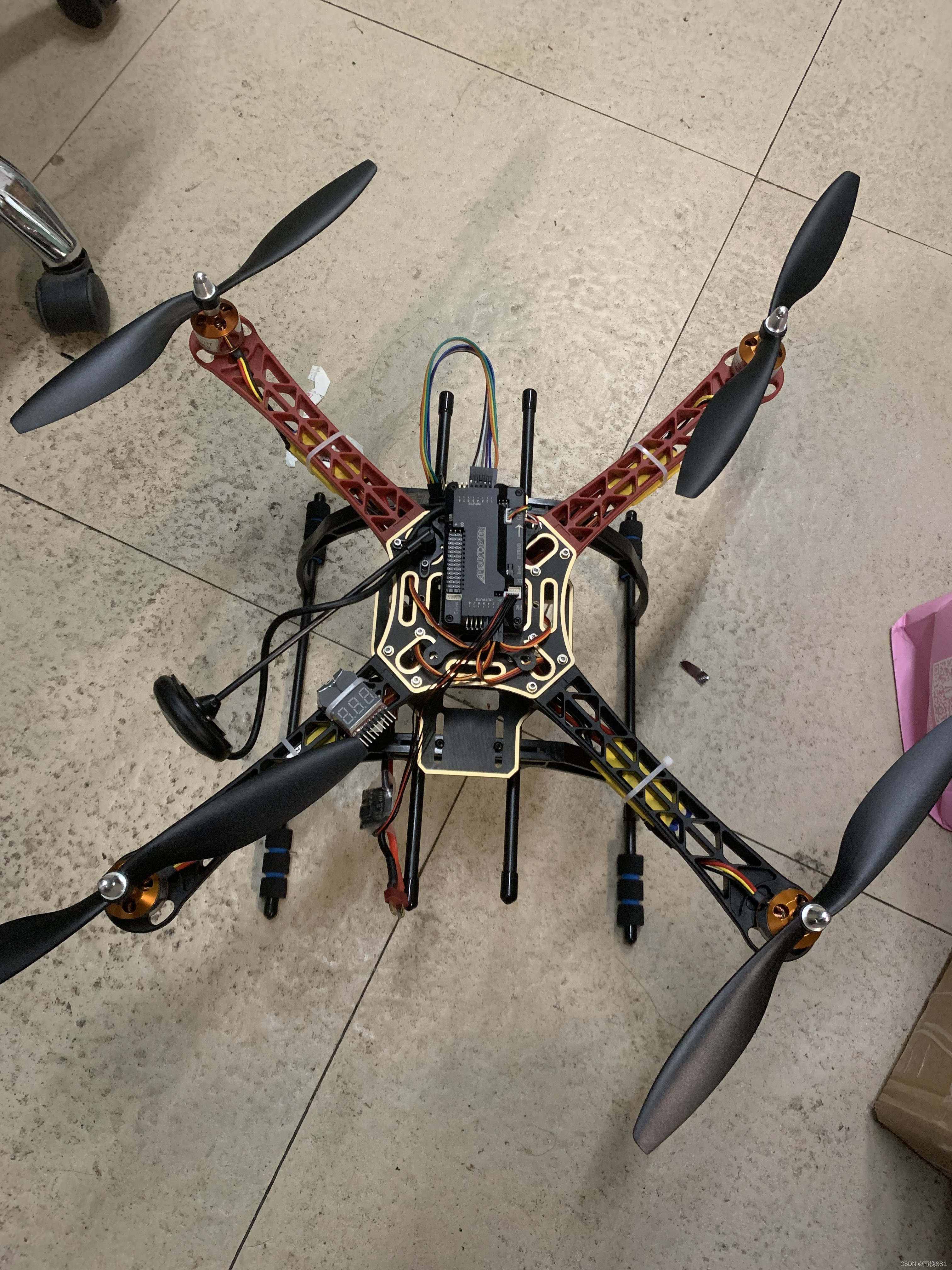 手工制作F450四旋翼无人机的工具准备以及apm调参 GPS调参等相关工作