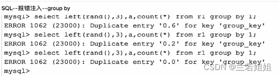 Penetration test: How to inject errors by sql injection - Programmer Sought