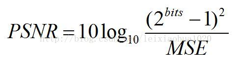 PSNR(Peak Signal Noise Rate),峰值信噪比