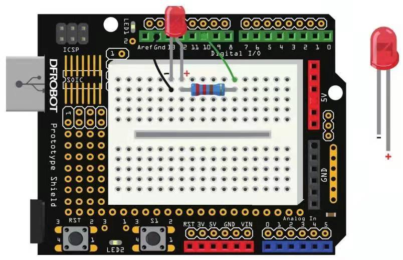 点亮LED灯——arduino 学习第一天_digitalwrite led-CSDN博客